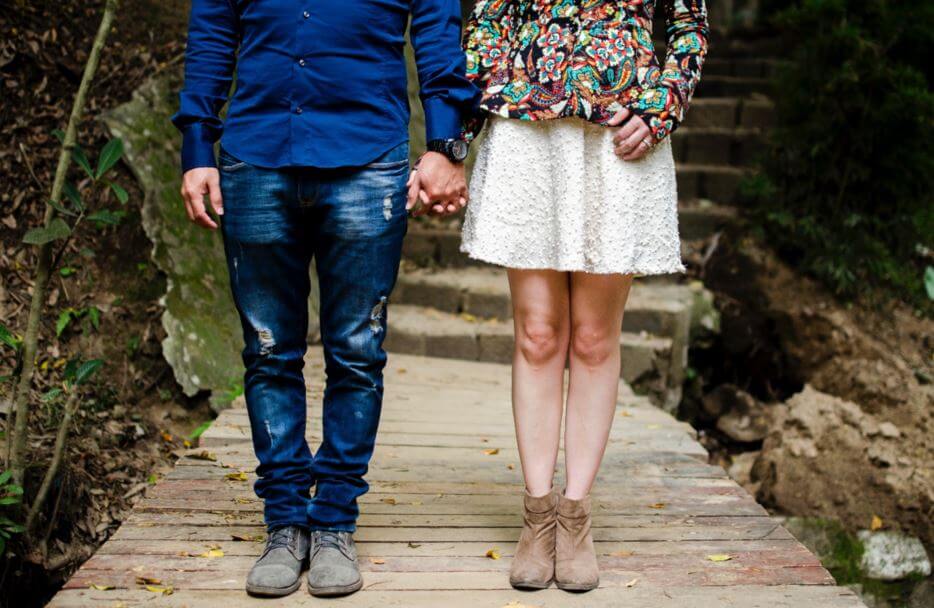 Cute Couple Holding Hands