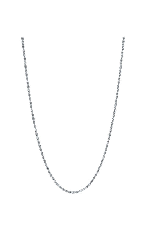 Italgem Stainless Steel 18" 2mm Rope Chain SN111-18