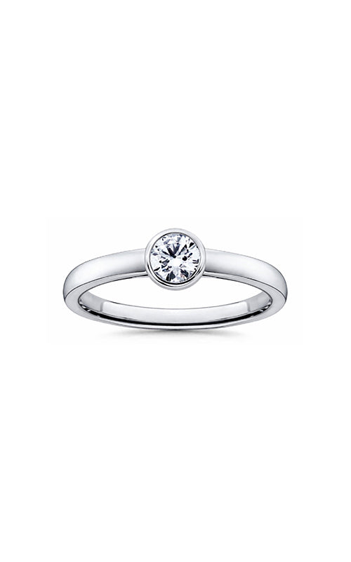 Albert's Sterling Silver .33ct Round Lab Grown Diamond Promise Ring RM12656-SSLG-7
