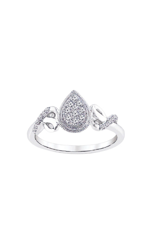 Albert's Sterling Silver .16ctw Diamond Promise Ring RP-2068A785SL