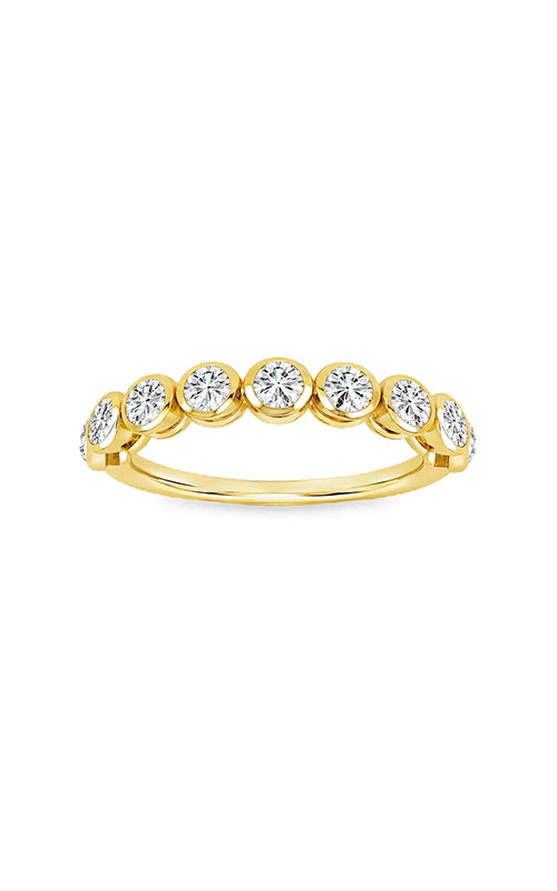Albert's 14k Yellow Gold .50ctw Lab Grown Diamond Oval Wedding Band EVFRA-0907A44Y4S