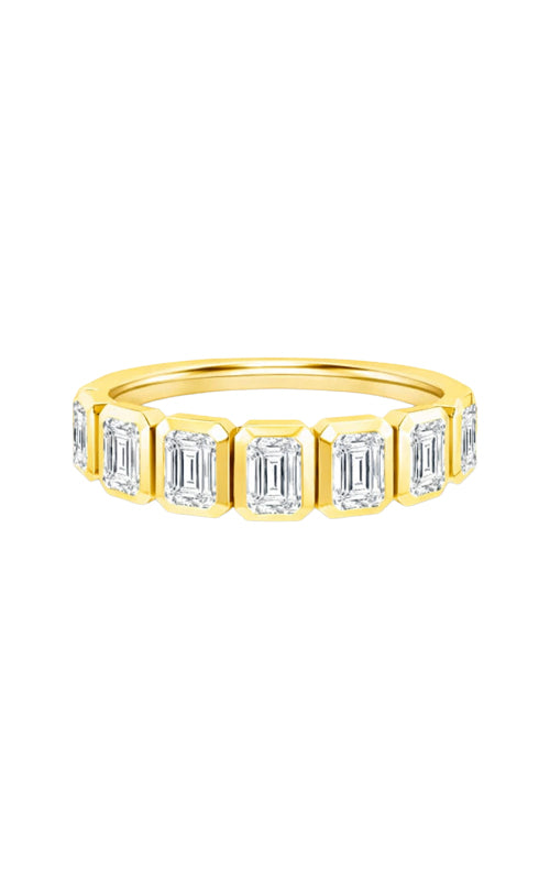 Albert's 14k Yellow Gold .50ctw Lab Grown Diamond Radiant Wedding Band EVFRA-0908A44Y4S