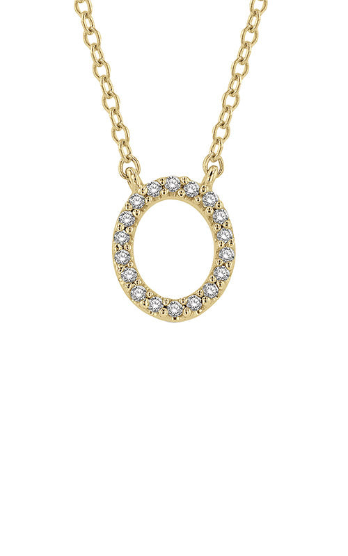 Albert's Initial Diamond Necklace