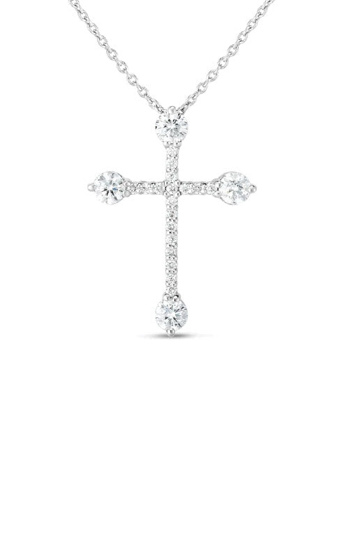 Roberto Cross Diamond Necklace