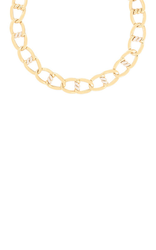 Roberto Coin 18k Yellow Gold Cialoma Diamond Knot Necklace 7773228AY16X