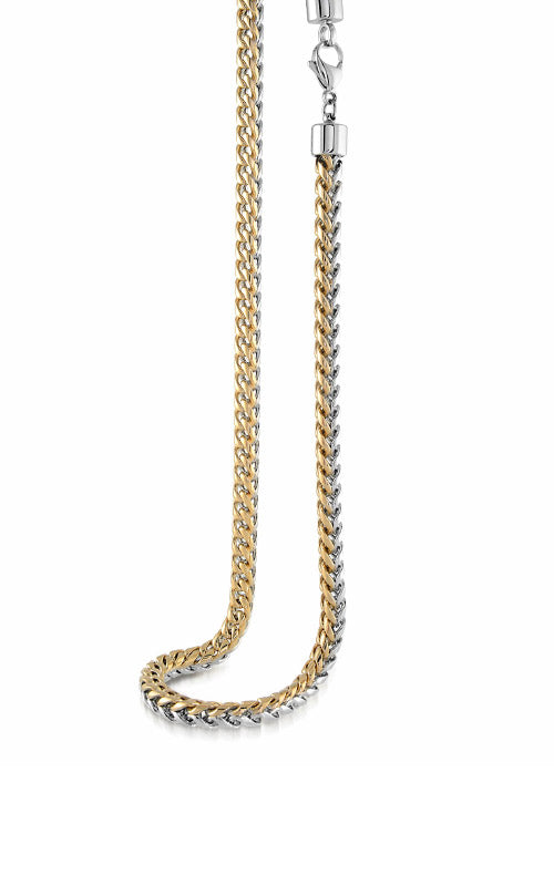 Italgem Steel Stainless Steel Gold Tone 24 inch Franco Chain STTN13