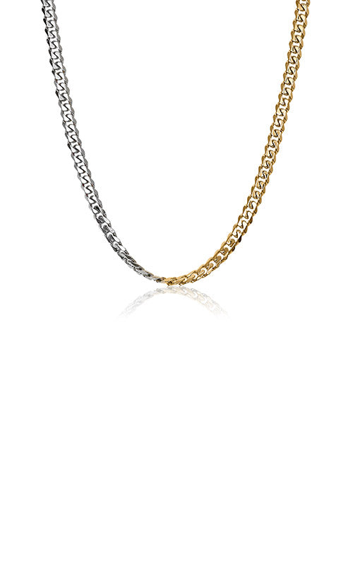 Italgem Stainless Steel Yellow 7.7mm 24 Inch Curb Chain STTN15