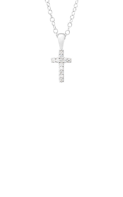Kids Cross 925 Sterling Silver Necklace