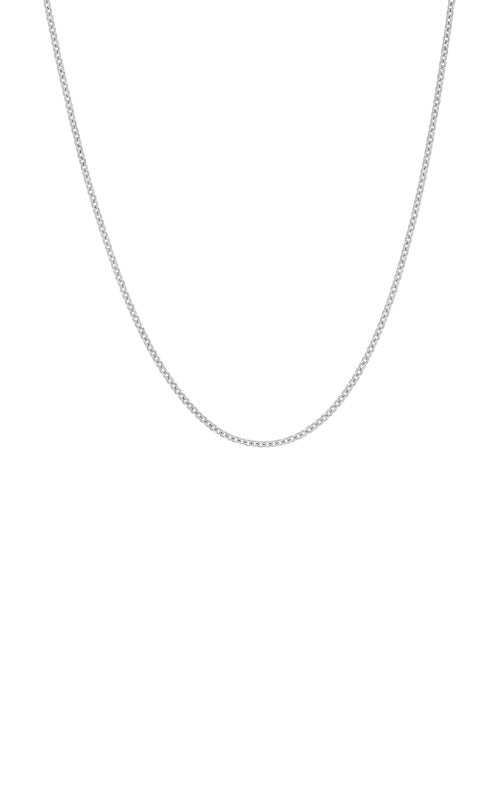Albert`s 14k White Gold .90mm Tight Cable Chain MZ000330-14B_16