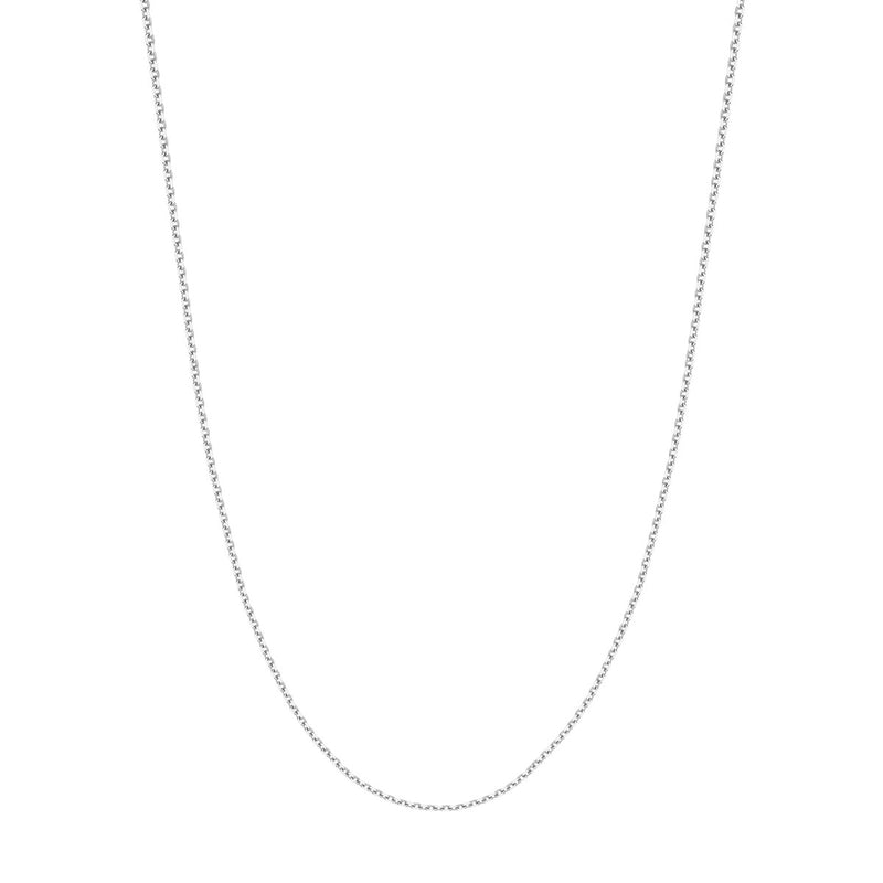 Albert's 14k White Gold 24" 1.50MM Open DC Cable Chain MZ002335-14B_24