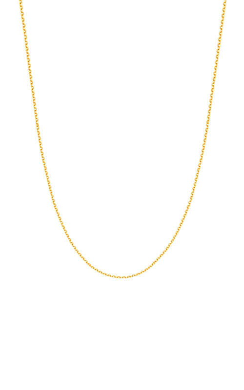 Albert's 14k Yellow Gold 24" 1.50mm Open Diamond Cut Cable Chain MZ002335-14Y_24