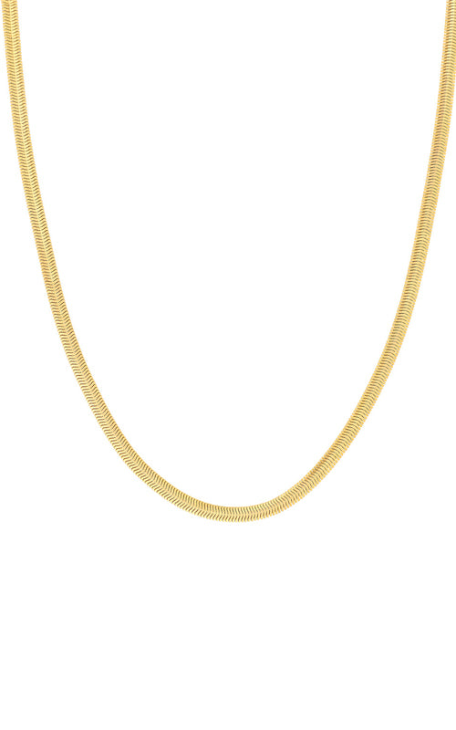 Albert's 14k Yellow Gold 16" 4.20mm Hollow Diamond Cut Snake Chain MZ012042-14Y_16