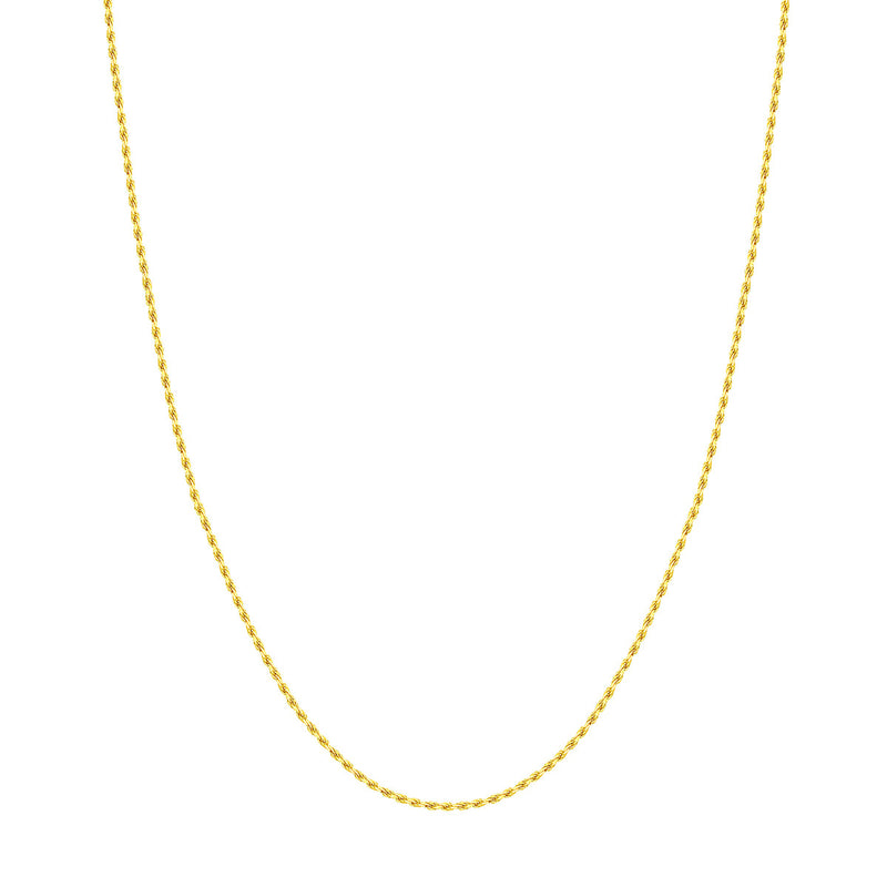 Albert's 14k Yellow Gold 24" 1.56MM Diamond Cut Rope Chain TM001586-14Y_24