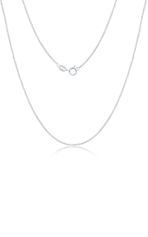 Albert's Sterling Silver 18" 1mm Box Chain BOX-19-18