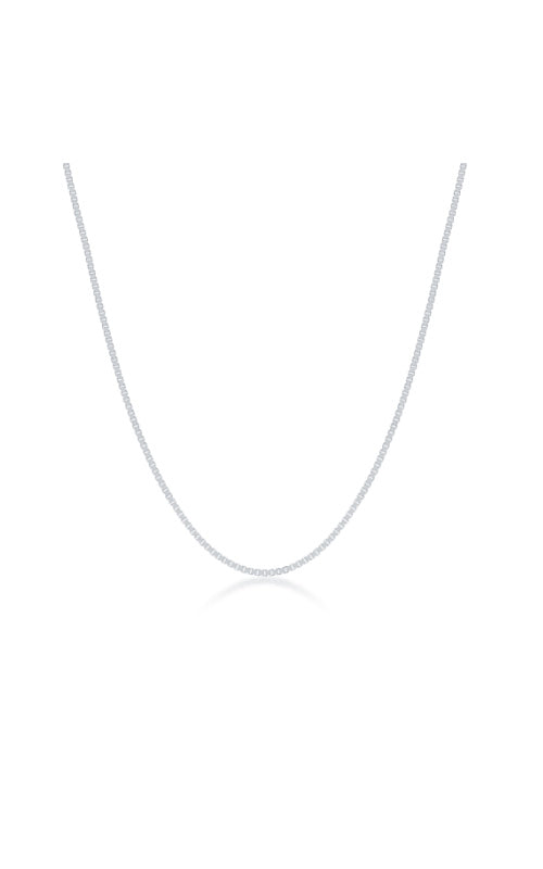 Albert`s Sterling Silver 24 in 1.5mm Venetian Box Chain