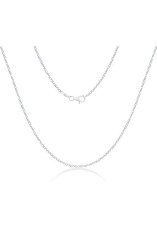 Albert's Sterling Silver 20" 1.6mm Box Chain with Lobster Clasp BOX-28-20