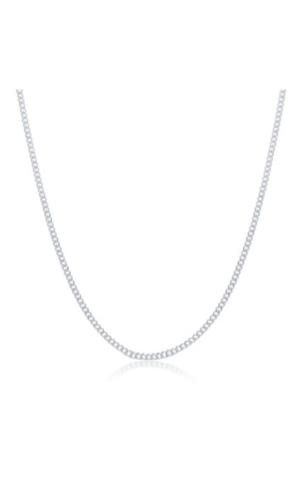 Albert's Sterling Silver 18 Inch 1.4mm Cuban Link Chain CBN-40-18