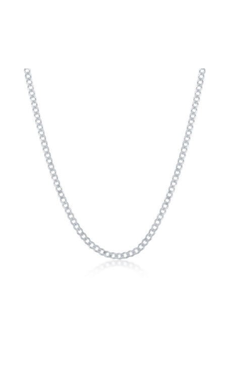 Albert`s Sterling Silver 18 In 2mm Cuban Link Chain