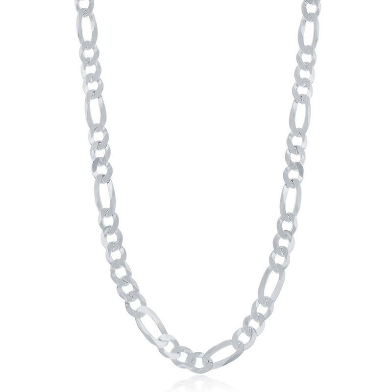 Albert's Chains Sterling Silver 24" 5.8mm Figaro Chain Q-5497-24