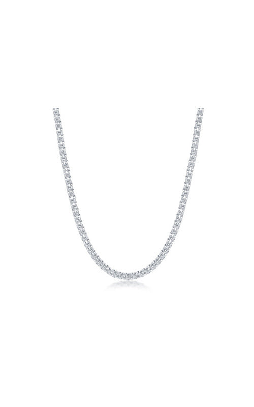 Albert`s Sterling Silver 17+2 Adjustable 3mm Link Chain