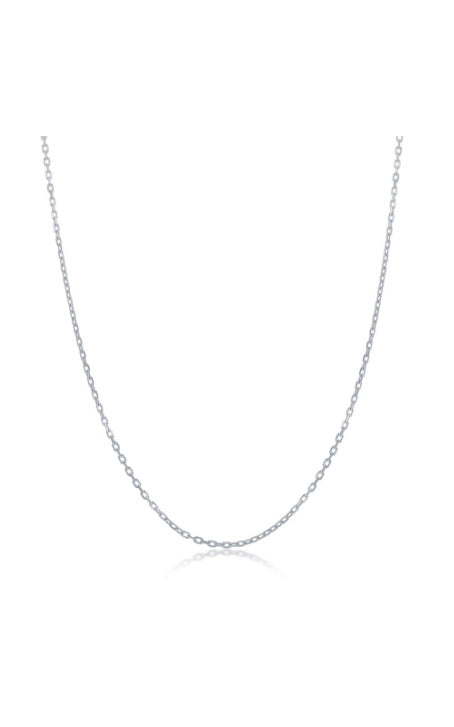 Albert`s Sterling Silver 18 In + 2 In 1.9mm Diamond Cut Cable Chain