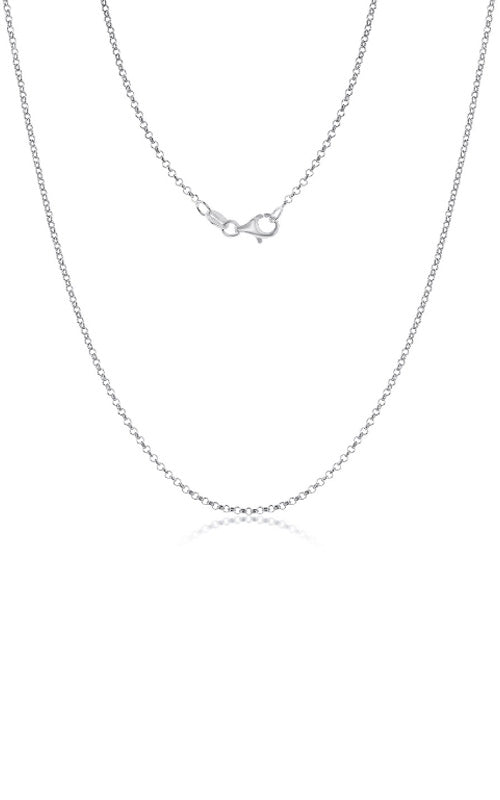 Albert's Sterling Silver 20" 1.5mm Rolo Chain ROR-25-20
