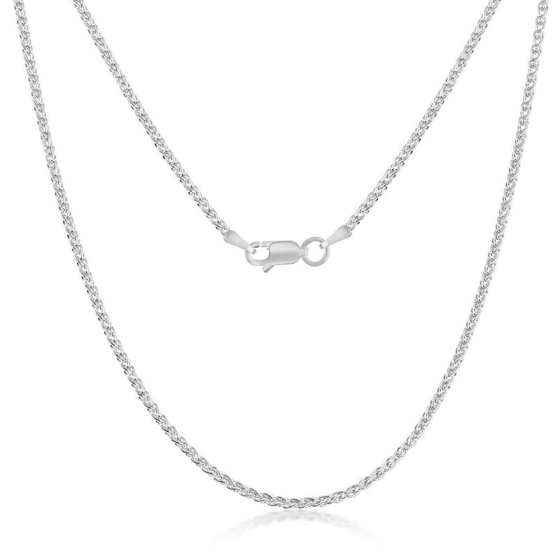 Albert's Sterling Silver 20" 1.3MM Wheat Chain SPG-25-RH-20