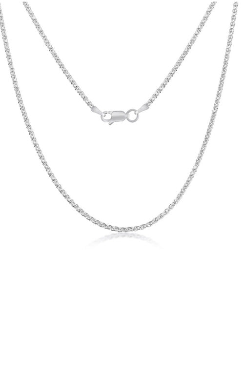 Albert's Sterling Silver 18" 2mm Rope Chain RPR-40-18