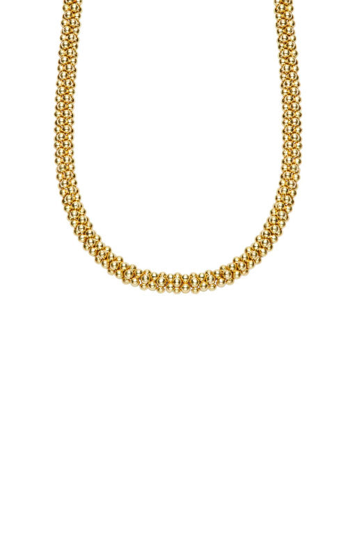 Lagos 18k Yellow Caviar Gold Necklace 04-10510-16