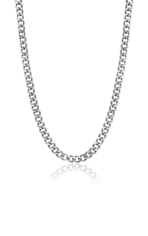 Italgem Stainless Steel 24 Inch Diamond Cut Curb Chain SN20