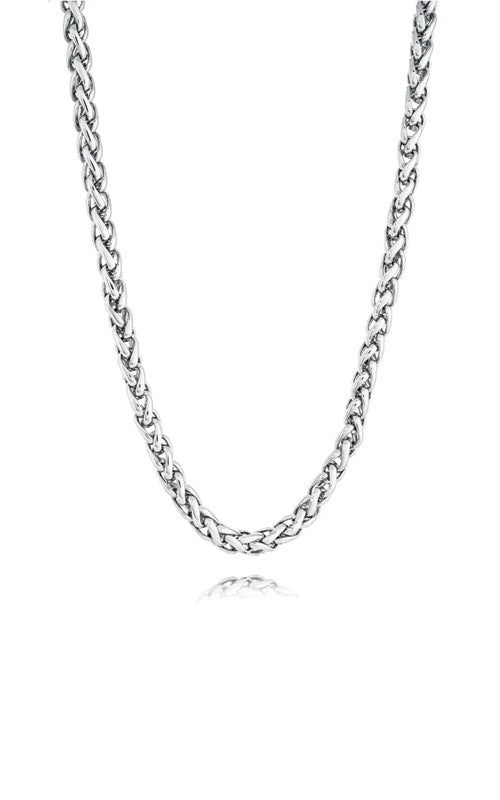 Italgem Stainless Steel 24 Inch 5mm Wheat Chain SN36-24