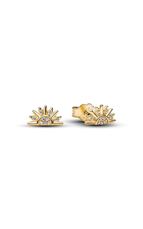 Pandora Celestial Sparkling Sun Stud Earrings 624627C01