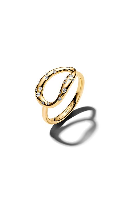 Pandora Organically Shaped Stone-Set Statement Ring 164676C01-52