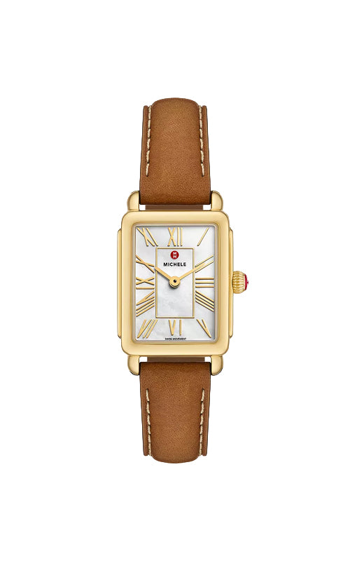 Michele Deco Park 18K Gold-Plated Watch MWW06E000150