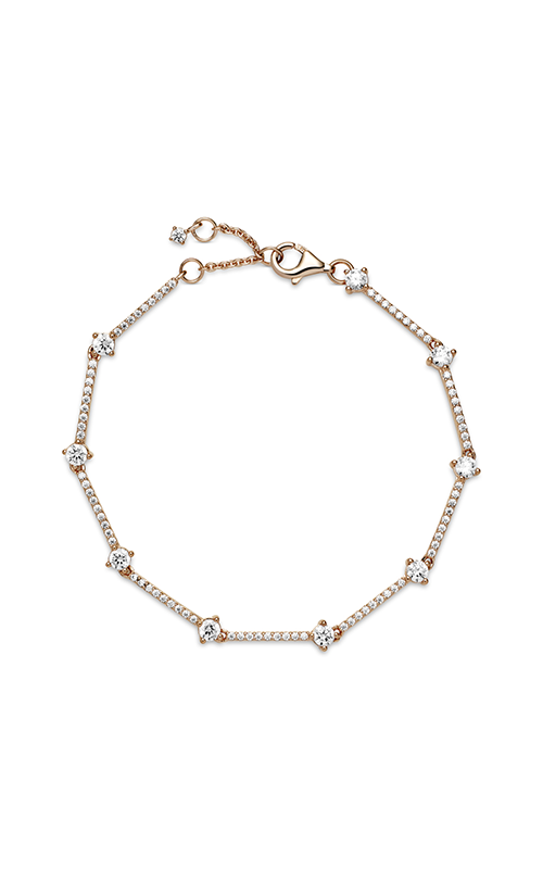 Pandora Sparkling Pave Bars Bracelet, Clear CZ 589217C01-16