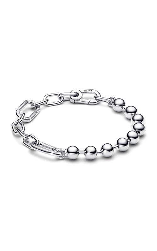 Pandora ME Metal Bead & Link Chain Bracelet 592793C00-1
