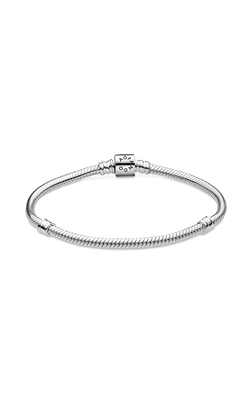 Pandora Moments Barrel Clasp Snake Chain Bracelet 598816C00-16