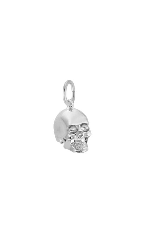 Rembrandt Sterling Silver Skull Charm
