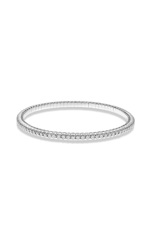 Hulchi Belluni 18k White Gold 2.49 ctw Tresore Stretch Bracelet 23322Q03-WW