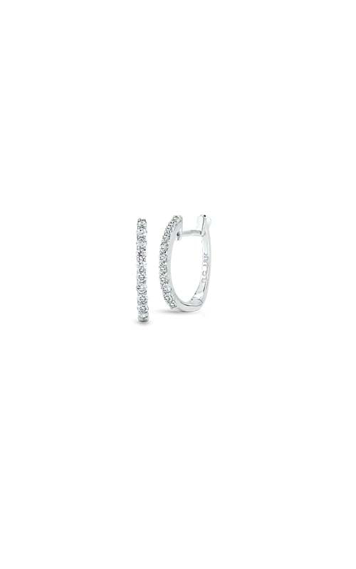 Roberto Coin 18k Yellow Gold .20ctw Diamond Small Hoop Earrings 000466AYER