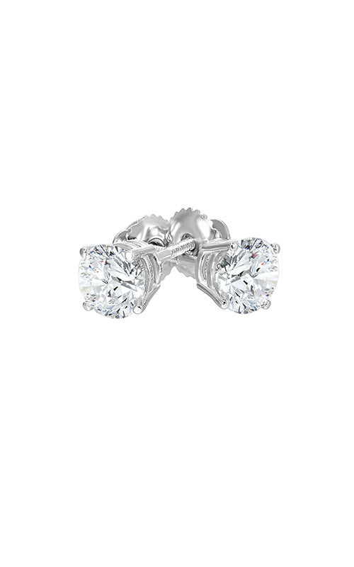 Albert's Stud 14K White Gold Diamond Earring