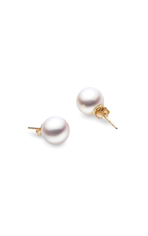 Albert's 14k Yellow Gold 10mm Freshwater Pearl Stud Earrings 927521/FW