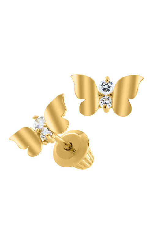 Kids Stud CZ Earring