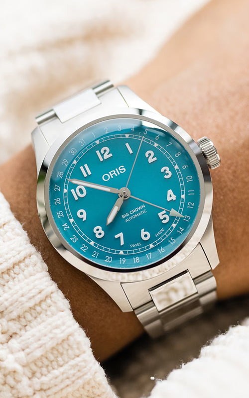Oris Big Crown Pointer Date Blue Dial Watch