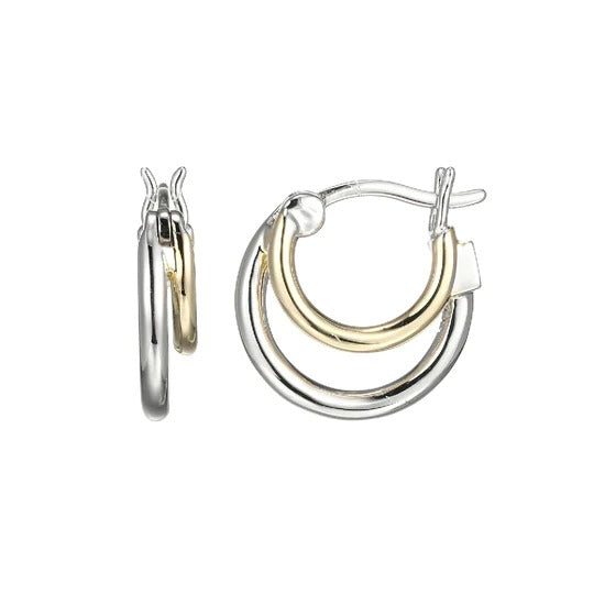 Elle Hoop 925 Sterling Silver Earring