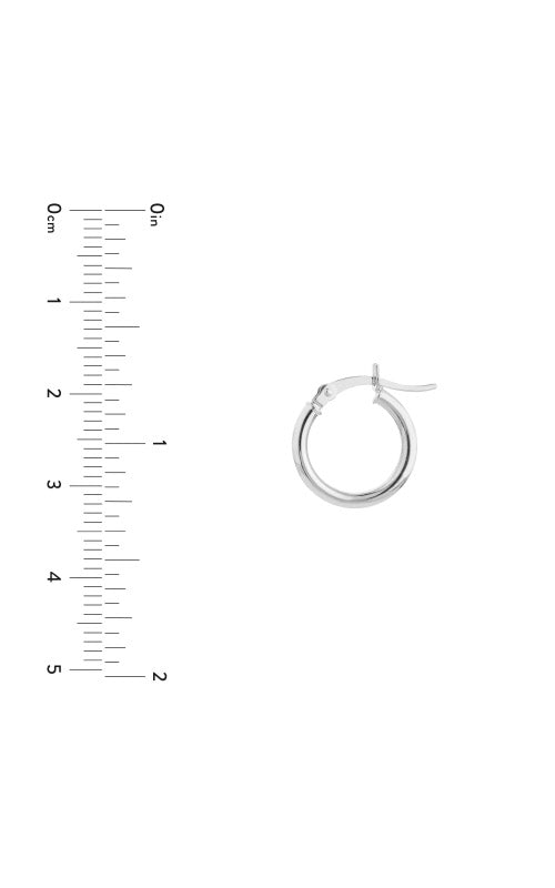 Albert's Hoop 14K White Gold Earring