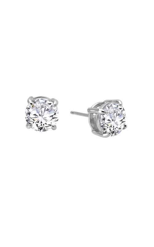 Lafonn Stud 925 Sterling Silver CZ Earring