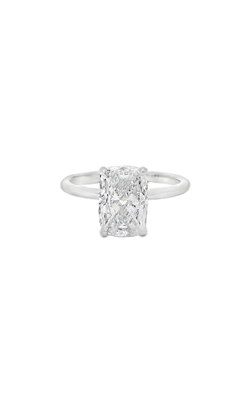 Albert's 14k White Gold 2.01ct Cushion Solitaire Engagement Ring 121399902/ALBSOL14KW2.0CU