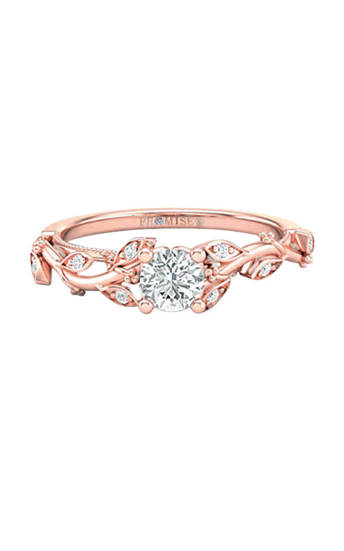 Love Story 14k Rose Gold 3/8ctw Diamond Engagement Ring L8521-ENG