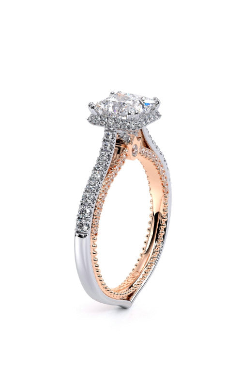 Verragio Semi Mount Round, Cushion 18K Rose Gold Engagement Ring